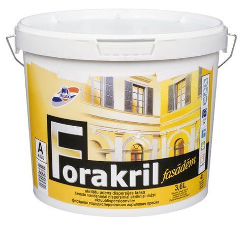 Атмосферостійка акрилова фарба Forakril 1071525157 фото